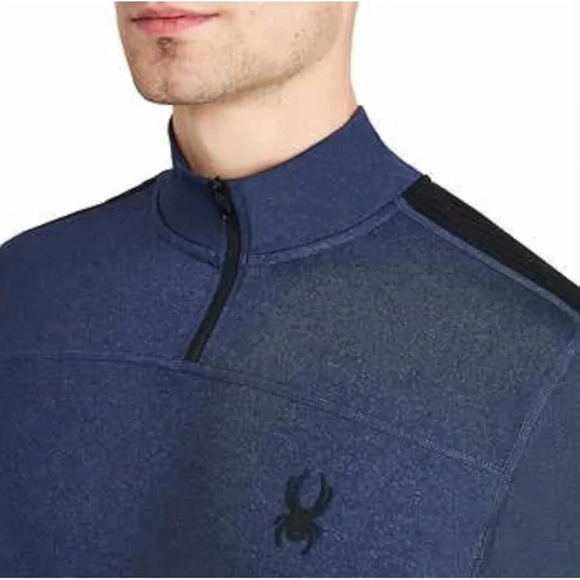 Spyder Active Performance Men's Pull Over Long Sleeve Shirt - Picture 4 of 14